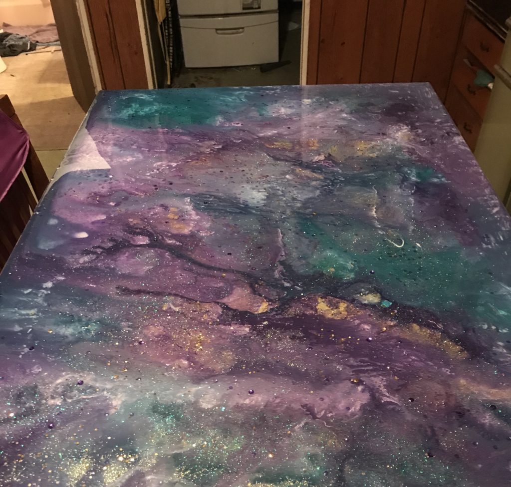 Diy Epoxy Countertop How I Transformed This Kitchen Island Into A