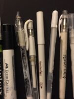 white ink pens